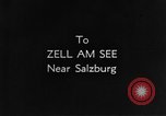 Image destinations touristiques Zell am See Autriche, 1937, de la seconde 4 séquences d'archives historiques vidéo 65675055461