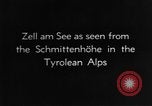 Image destinations touristiques Zell am See Autriche, 1937, de la seconde 37 séquences d'archives historiques vidéo 65675055461