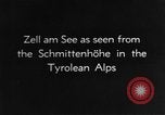 Image destinations touristiques Zell am See Autriche, 1937, de la seconde 39 séquences d'archives historiques vidéo 65675055461