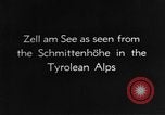 Image destinations touristiques Zell am See Autriche, 1937, de la seconde 40 séquences d'archives historiques vidéo 65675055461