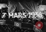 Image of soldiers parade Germany, 1936, second 3 stock footage video 65675055473