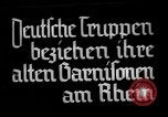 Image of soldiers parade Germany, 1936, second 8 stock footage video 65675055474