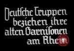 Image of soldiers parade Germany, 1936, second 10 stock footage video 65675055474