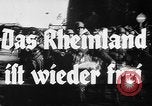 Image démilitarisation allemand en vertu de traité de Versailles Allemagne, 1938, de la seconde 54 séquences d'archives historiques vidéo 65675055489