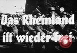 Image démilitarisation allemand en vertu de traité de Versailles Allemagne, 1938, de la seconde 55 séquences d'archives historiques vidéo 65675055489