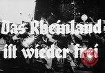 Image démilitarisation allemand en vertu de traité de Versailles Allemagne, 1938, de la seconde 57 séquences d'archives historiques vidéo 65675055489