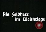Image Paul von Hindenburg comme maréchal en Première Guerre Mondiale Allemagne, 1915, de la seconde 25 séquences d'archives historiques vidéo 65675055492
