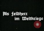 Image Paul von Hindenburg comme maréchal en Première Guerre Mondiale Allemagne, 1915, de la seconde 26 séquences d'archives historiques vidéo 65675055492