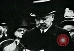 Image président Paul von Hindenburg s'adresse à la foule Allemagne, 1925, de la seconde 38 séquences d'archives historiques vidéo 65675055494