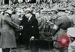 Image of Paul Von Hindenburg celebrated at Tannenberg memorial East Prussia, 1933, second 28 stock footage video 65675055499