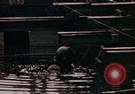 Image of submerged diver Berlin Germany, 1945, second 7 stock footage video 65675055512