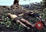 Image of dead Viet Cong Vietnam Vinh Te Canal, 1969, second 49 stock footage video 65675055543