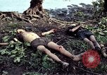 Image of dead Viet Cong Vietnam Vinh Te Canal, 1969, second 50 stock footage video 65675055543