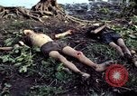 Image of dead Viet Cong Vietnam Vinh Te Canal, 1969, second 52 stock footage video 65675055543