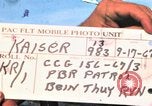 Immagine di Imbarcazione di pattuglia marinai di Fiume Il Vietnam Binh Thuy Air Base, 1967, secondo 1 filmato di repertorio 65675055546