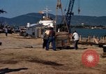Image of Commercial Pier Da Nang Vietnam, 1966, second 24 stock footage video 65675055586