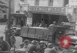 Image of American soldiers at French cafe Le Mans France, 1944, second 14 stock footage video 65675055594
