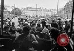 Image of American soldiers at French cafe Le Mans France, 1944, second 30 stock footage video 65675055594