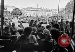Image of American soldiers at French cafe Le Mans France, 1944, second 31 stock footage video 65675055594