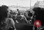 Image of American soldiers at French cafe Le Mans France, 1944, second 36 stock footage video 65675055594