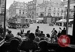 Image of American soldiers at French cafe Le Mans France, 1944, second 44 stock footage video 65675055594