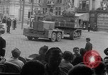 Image of American soldiers at French cafe Le Mans France, 1944, second 48 stock footage video 65675055594