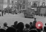 Image of American soldiers at French cafe Le Mans France, 1944, second 51 stock footage video 65675055594