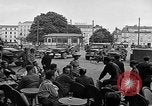 Image of American soldiers at French cafe Le Mans France, 1944, second 61 stock footage video 65675055594