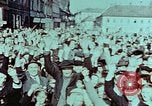 Image of German prisoners march Pilsen Czechoslovakia, 1945, second 7 stock footage video 65675055604