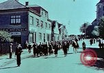 Image of German prisoners march Pilsen Czechoslovakia, 1945, second 28 stock footage video 65675055604