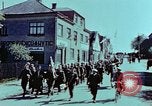 Image of German prisoners march Pilsen Czechoslovakia, 1945, second 32 stock footage video 65675055604