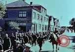 Image of German prisoners march Pilsen Czechoslovakia, 1945, second 36 stock footage video 65675055604