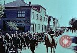 Image of German prisoners march Pilsen Czechoslovakia, 1945, second 37 stock footage video 65675055604