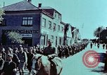Image of German prisoners march Pilsen Czechoslovakia, 1945, second 39 stock footage video 65675055604