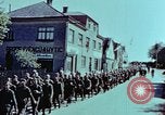 Image of German prisoners march Pilsen Czechoslovakia, 1945, second 42 stock footage video 65675055604