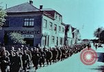 Image of German prisoners march Pilsen Czechoslovakia, 1945, second 43 stock footage video 65675055604