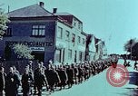 Image of German prisoners march Pilsen Czechoslovakia, 1945, second 45 stock footage video 65675055604