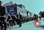 Image of German prisoners march Pilsen Czechoslovakia, 1945, second 47 stock footage video 65675055604