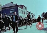 Image of German prisoners march Pilsen Czechoslovakia, 1945, second 48 stock footage video 65675055604