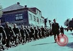 Image of German prisoners march Pilsen Czechoslovakia, 1945, second 51 stock footage video 65675055604