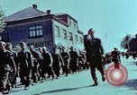 Image of German prisoners march Pilsen Czechoslovakia, 1945, second 52 stock footage video 65675055604