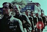 Image of German prisoners march Pilsen Czechoslovakia, 1945, second 61 stock footage video 65675055604