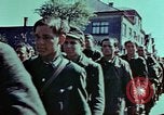 Image of German prisoners march Pilsen Czechoslovakia, 1945, second 62 stock footage video 65675055604