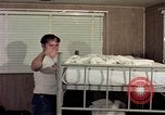 Image of airmen in trailer Diego Garcia Island Indian Ocean, 1979, second 9 stock footage video 65675055643