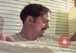 Image of airmen in trailer Diego Garcia Island Indian Ocean, 1979, second 20 stock footage video 65675055643