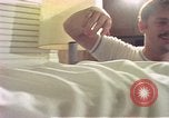 Image of airmen in trailer Diego Garcia Island Indian Ocean, 1979, second 22 stock footage video 65675055643