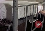 Image of airmen in trailer Diego Garcia Island Indian Ocean, 1979, second 41 stock footage video 65675055643