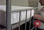 Image of airmen in trailer Diego Garcia Island Indian Ocean, 1979, second 44 stock footage video 65675055643