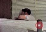 Image of airmen in trailer Diego Garcia Island Indian Ocean, 1979, second 50 stock footage video 65675055643