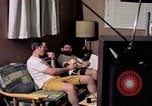 Image of airmen in trailer Diego Garcia Island Indian Ocean, 1979, second 51 stock footage video 65675055643